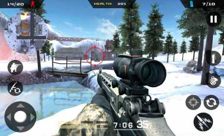 Winter Mountain Sniper - Modern Shooter Combat