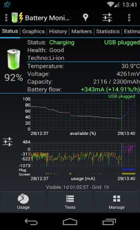 3C Battery Monitor Widget