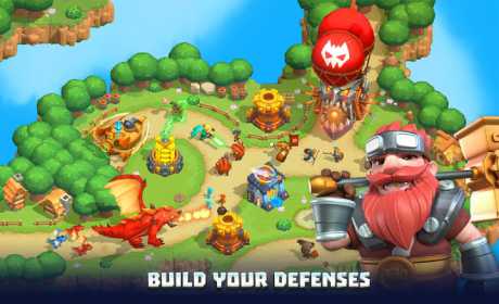 3D Wild TD: Tower Defense in Fantasy Sky Kingdom