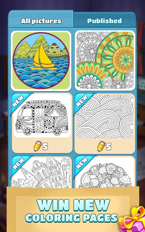 Coloring Book Blast - A Collapse & Color Game