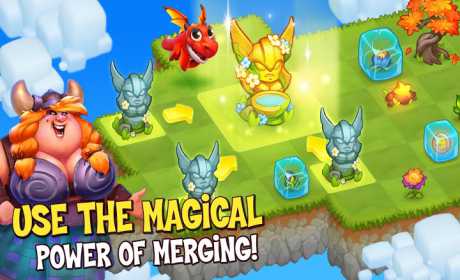 Merge World Above: Merge games Puzzle Dragon