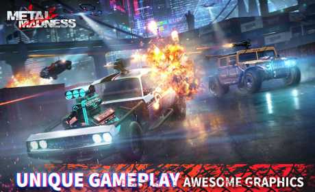 METAL MADNESS PvP: Car Shooter & Twisted Action