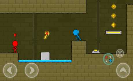 Red and Blue Stickman : Animation Parkour