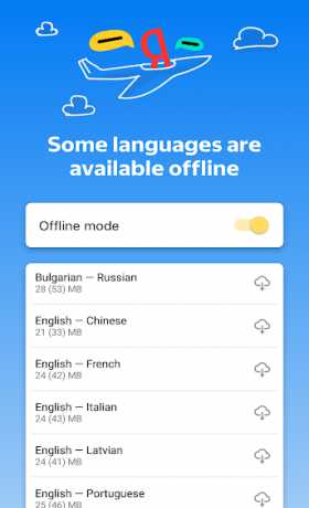 Yandex.Translate – offline translator & dictionary