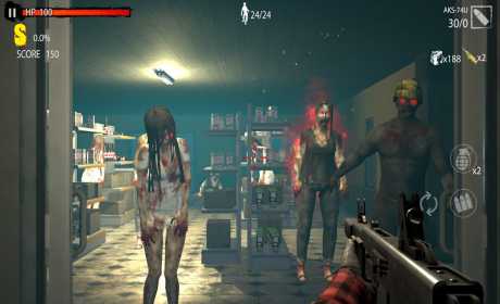 Zombie Hunter D-Day : Offline game